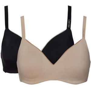 Calvin Klein Womens 2 Pack Microfiber Wireless Bras